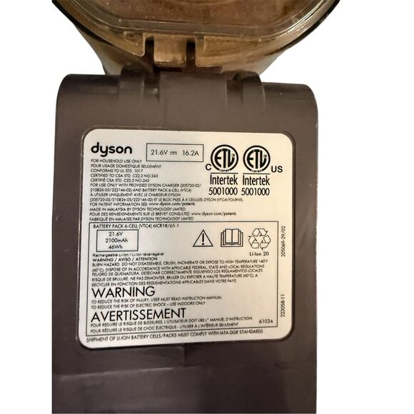 Dyson DC59 Motorhead Cordless Stick Vacuum — Hot Pink | Works | Parts or Repair - Picture 8 of 8